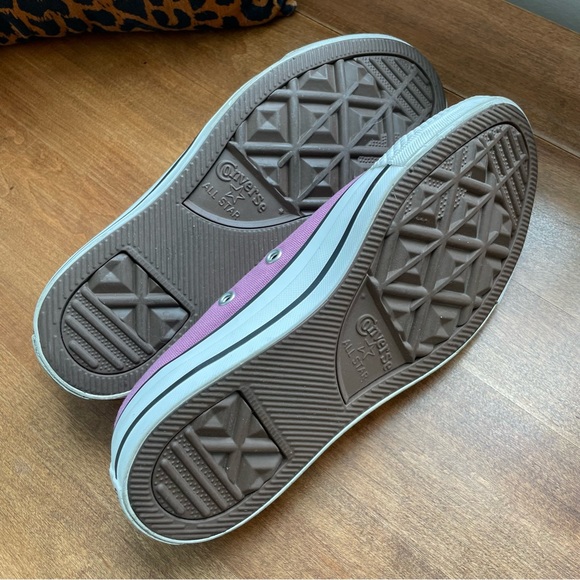 Converse All Star Low Top Violet Sneakers - Picture 7 of 9
